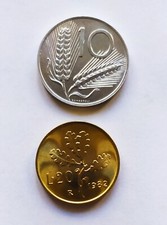 10 e 20 Lire Italia Repubblica