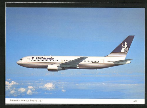 Cartolina aereo boeing - boeing, di