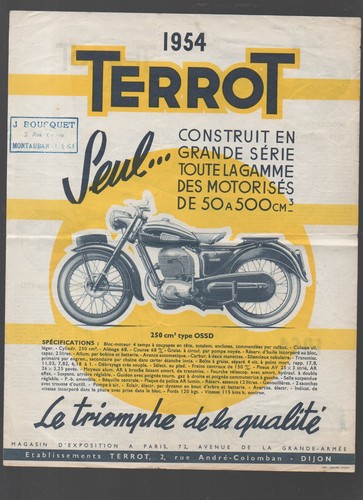 Vieux papiers - (moto),