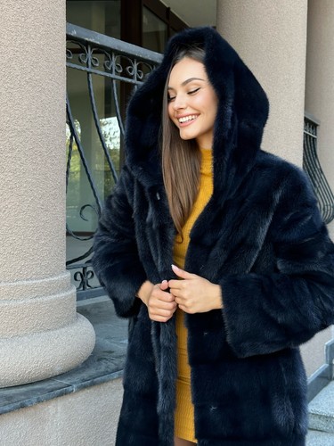 Cappotto pelliccia visone vero