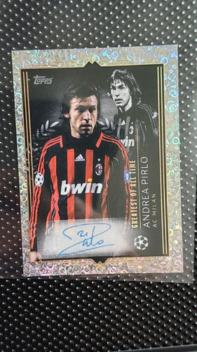 Sticker andrea pirlo autograph - andrea,