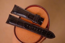 Cinturino in pelle marrone