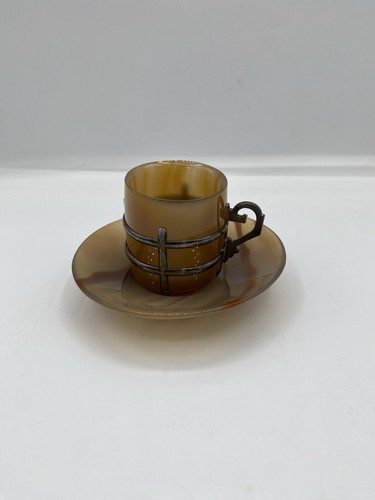 Tazzina piattino agata e - piattino,