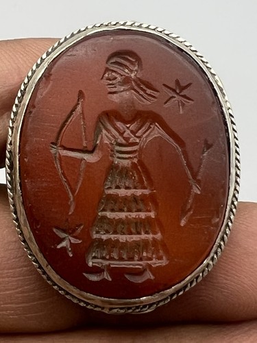 Anello vintage antico sigillo - anello,