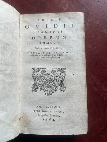 Ovidio opera omnia - “ovidio, –