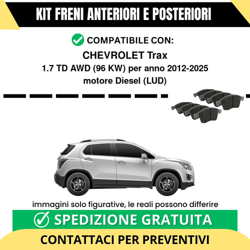 Pastiglie freno ant post - pastiglie,