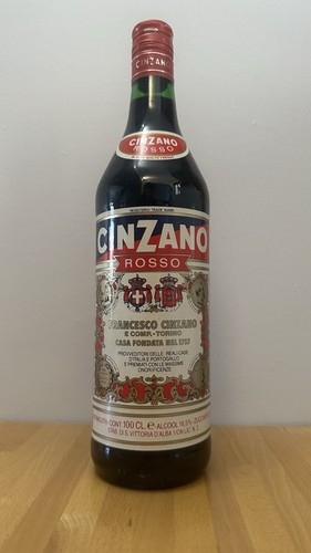 Vintage vermuth rosso cinzano - vintage,
