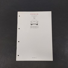 Manuale Service e informazioni tecniche vetture Porsche 911 Carrera 2/4 del 1993