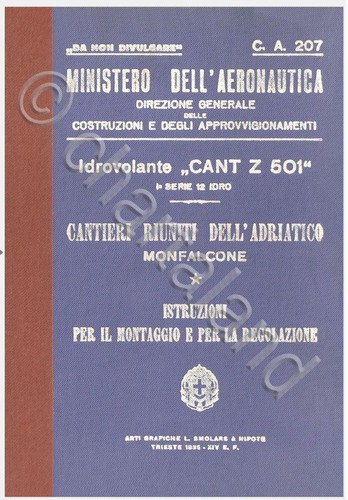 Cant 501 1935 gabbiano ca207 - 501,
