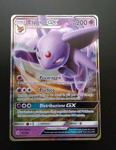 Pokémon espeon ita - gx, nm