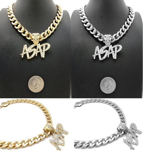 Collana catena cubana hip - , hop