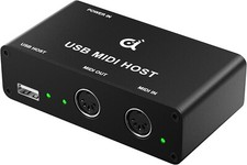 Interfaccia MIDI DIN 1-In/1-Out a 5 Pin, Indicatore LED,