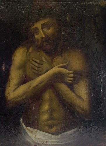 Antico dipinto olio - dipinto, ad