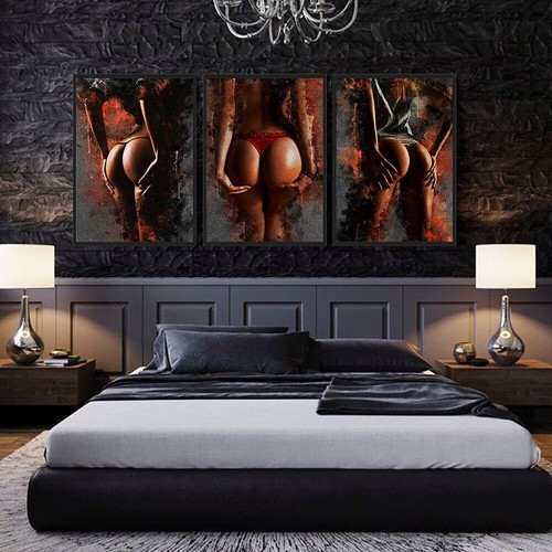 Quadro astratto sexy donna