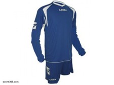 Legea kit calcio Bristol, maglia + pantaloncino, Legea -Art. KIT3060(Blue/Bianco