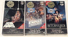 STAR WARS VHS TRILOGY EARLY SEALED EMPIRE JEDI