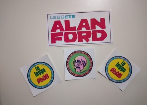 Alan ford adesivi - alan,