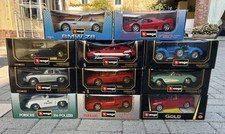 lotto 11 modelli bburago 1/18