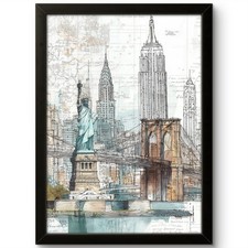 Poster città travel art