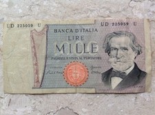 1000 Lire Giuseppe Verdi