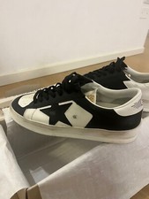 Golden Goose Stardan Uomo in pelle bianca e nera TG 39