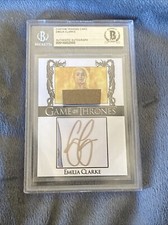 Emilia Clarke Autografo