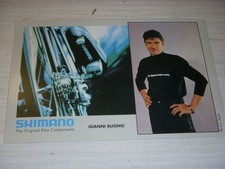 CYCLISME CP CARTE POSTALE SHIMANO Gianni BUGNO