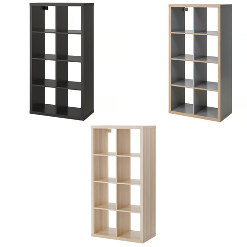 Ikea wooden shelving - shelving, unit