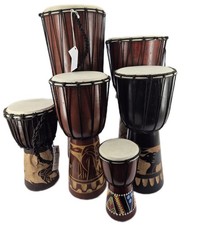 6 x Djembe Tamburo Bongo Set B