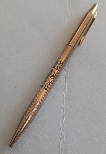 Penna vintage placcata oro - penna,