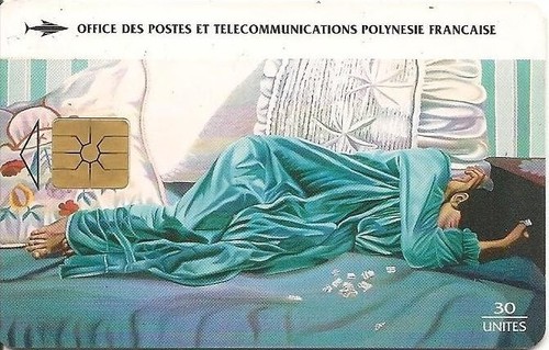 French polynesia opt chip - chip, card