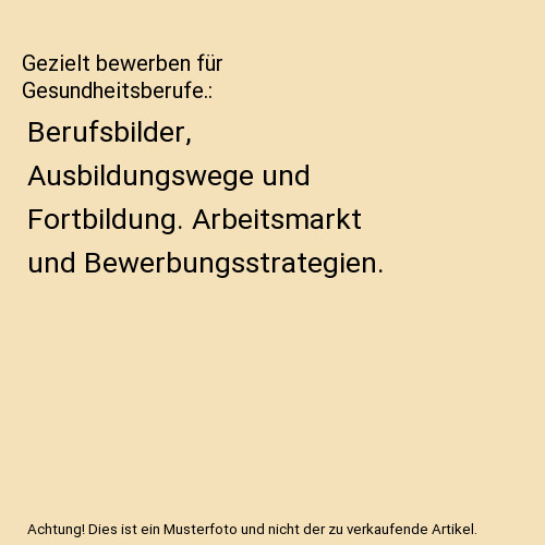 Gezielt bewerben für