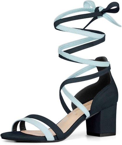 Scarpe sandali stringati donna