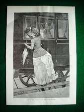 Brera nel 1885 - Ancora un bacio, quadro di Italo Nunes - Vais