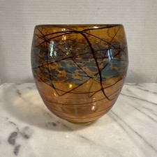 Art Glass VASE Applied