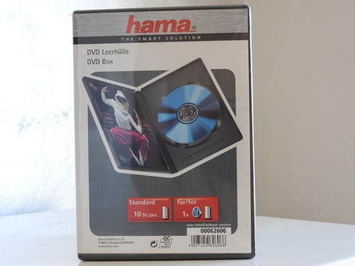 Hama custodie dvd singole nere - custodie,