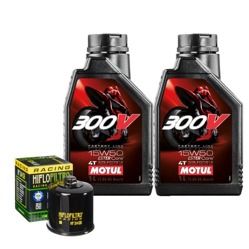 Kit tagliando olio motul 300v - tagliando,
