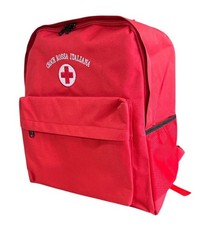 Zaino Tecnico con Portas Ricamo Croce Rossa Italiana CRI Ottimo da intervento