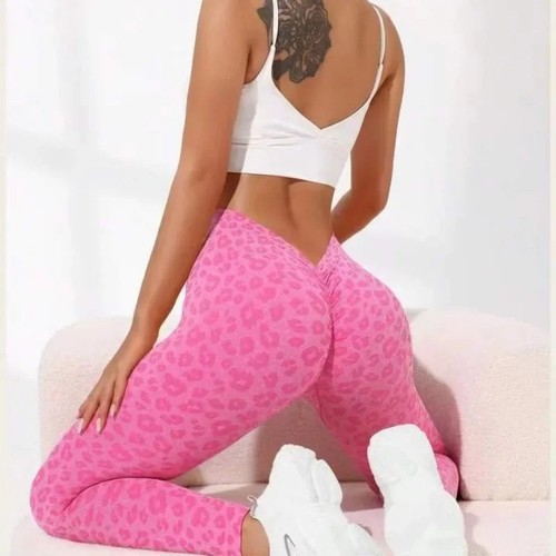 Leggings donna leopardati
