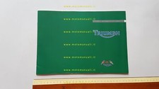 Triumph Bonneville - America - Thunderbird 2002 depliant italiano originale