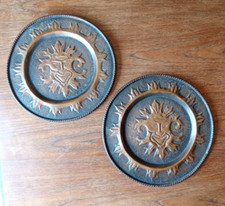 Coppia piatti da parete in