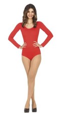 Body rosso manica lunga danza