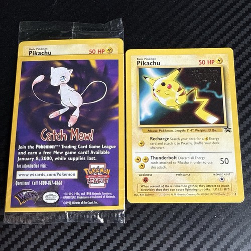 Carta promo pikachu pokemon - carta,