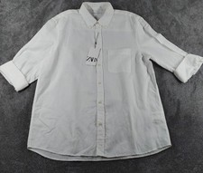 Camicia Zara uomo XL bianca