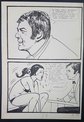 Milo manara tavola originale - milo,