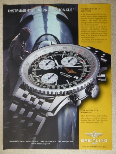 2000 pub breitling watches - 8/2000,
