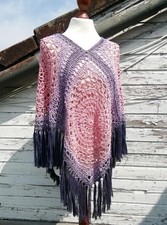 Poncho all'uncinetto * poncho