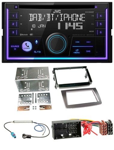 Jvc mp3 usb 2din dab - mp3,