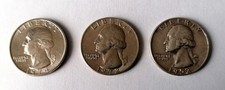 3 monete originali USA, quarto