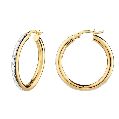 Orecchini celesta creoli oro - creoli,